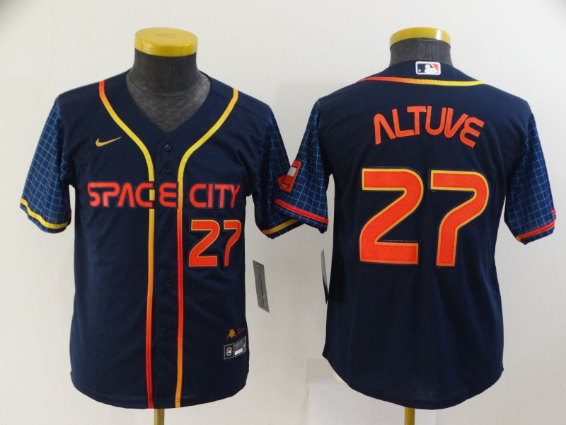 Youth Astros 27 Jose Altuve Navy Nike 2022 City Connect Cool Base Jerseys,We sell and wholesale Youth Astros 27 Jose Altuve Navy Nike 2022 City Connect Cool Base Jerseys on line form chian!